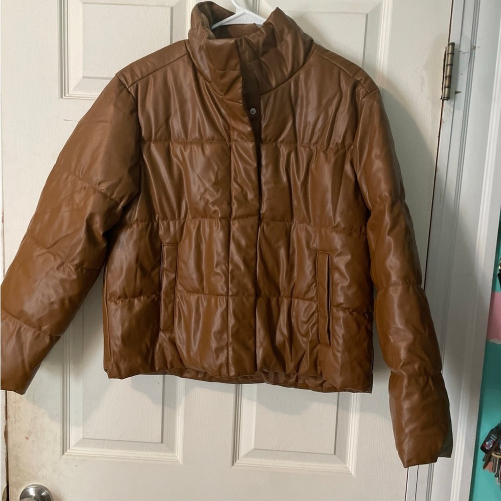 Gap Brown Puffer Jacket